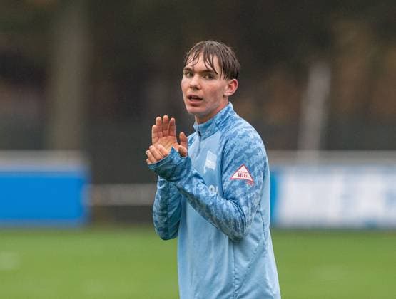 Fussball, Herren, Saison 2025 26, 2. Bundesliga, Hertha BSC, Training, Kennet Eichhorn (Hertha BSC), 11.11. 2025, Copyright: xSebastianxRäppold MatthiasxKochx