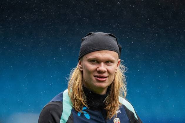 251111 Erling Braut Haaland of the Norwegian national football team during a training session on November 11, 2025 in Oslo. Photo: Vegard Grott BILDBYRAN kod VG VG0829 bbeng fotball football soccer fotboll FIFA World Cup, WM, Weltmeisterschaft, Fussball qualifiers vm-kvalifisering vm kvalik vm kval norge norway trening träning training practice Copyright: VEGARDxGRoTT BB251111VG001