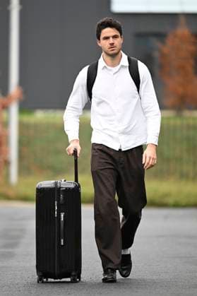 Kazakhstan v Belgium - FIFA World Cup, WM, Weltmeisterschaft, Fussball 2026 UEFA Qualifier - Media Activities 11 11 2025 TUBIZE, BELGIUM - NOVEMBER 11 : Lammens Senne goalkeeper of Belgium arrives at the training grounds of the Royal Belgian Football Association ahead of the FIFA World Cup 2026 European Qualifiers match between Kazakhstan and Belgium on November 11, 2025 in Tubize, Belgium, 11 11 2025 Tubize Belgium  Copyright: xVincentxKalutx