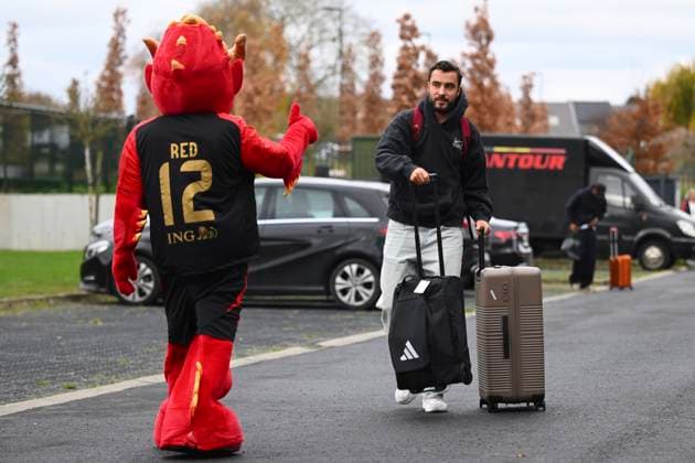 Kazakhstan v Belgium - FIFA World Cup, WM, Weltmeisterschaft, Fussball 2026 UEFA Qualifier - Media Activities 11 11 2025 TUBIZE, BELGIUM - NOVEMBER 11 : Vanhoutte Charles midfielder of Belgium arrives at the training grounds of the Royal Belgian Football Association ahead of the FIFA World Cup 2026 European Qualifiers match between Kazakhstan and Belgium on November 11, 2025 in Tubize, Belgium, 11 11 2025 Tubize Belgium  Copyright: xVincentxKalutx