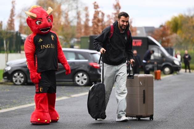 Kazakhstan v Belgium - FIFA World Cup, WM, Weltmeisterschaft, Fussball 2026 UEFA Qualifier - Media Activities 11 11 2025 TUBIZE, BELGIUM - NOVEMBER 11 : Vanhoutte Charles midfielder of Belgium arrives at the training grounds of the Royal Belgian Football Association ahead of the FIFA World Cup 2026 European Qualifiers match between Kazakhstan and Belgium on November 11, 2025 in Tubize, Belgium, 11 11 2025 Tubize Belgium  Copyright: xVincentxKalutx