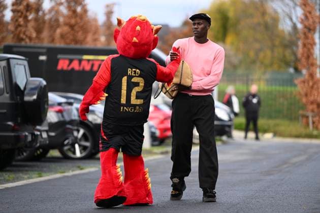 Kazakhstan v Belgium - FIFA World Cup, WM, Weltmeisterschaft, Fussball 2026 UEFA Qualifier - Media Activities 11 11 2025 TUBIZE, BELGIUM - NOVEMBER 11 : Onana Amadou midfielder of Belgium arrives at the training grounds of the Royal Belgian Football Association ahead of the FIFA World Cup 2026 European Qualifiers match between Kazakhstan and Belgium on November 11, 2025 in Tubize, Belgium, 11 11 2025 Tubize Belgium  Copyright: xVincentxKalutx