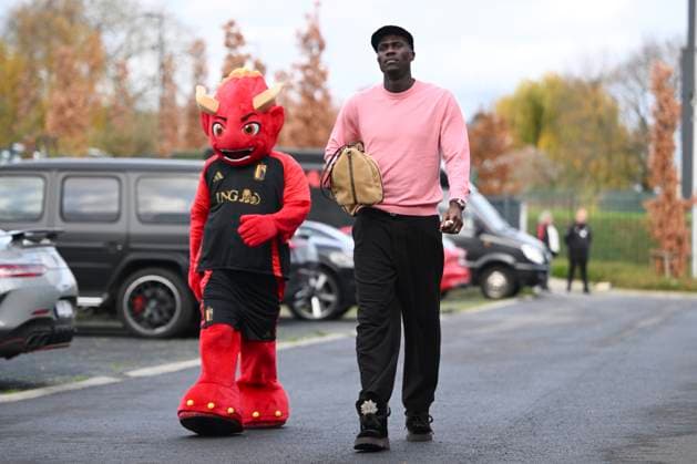 Kazakhstan v Belgium - FIFA World Cup, WM, Weltmeisterschaft, Fussball 2026 UEFA Qualifier - Media Activities 11 11 2025 TUBIZE, BELGIUM - NOVEMBER 11 : Onana Amadou midfielder of Belgium arrives at the training grounds of the Royal Belgian Football Association ahead of the FIFA World Cup 2026 European Qualifiers match between Kazakhstan and Belgium on November 11, 2025 in Tubize, Belgium, 11 11 2025 Tubize Belgium  Copyright: xVincentxKalutx