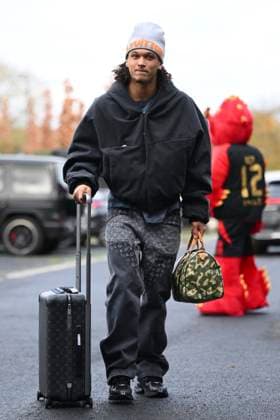 Kazakhstan v Belgium - FIFA World Cup, WM, Weltmeisterschaft, Fussball 2026 UEFA Qualifier - Media Activities 11 11 2025 TUBIZE, BELGIUM - NOVEMBER 11 : Moreira Da Silva Diego defender of Belgium arrives at the training grounds of the Royal Belgian Football Association ahead of the FIFA World Cup 2026 European Qualifiers match between Kazakhstan and Belgium on November 11, 2025 in Tubize, Belgium, 11 11 2025 Tubize Belgium  Copyright: xVincentxKalutx