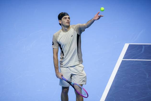 Taylor Fritz (USA) during Nitto ATP, Tennis Herren Finals 2025, International Tennis match in Turin, Italy, November 11 2025  Copyright: xRobertaxCorradin IPAxSportx xipa-agency.netx xx IPA_67831446 IPA_Agency_IPA67831446