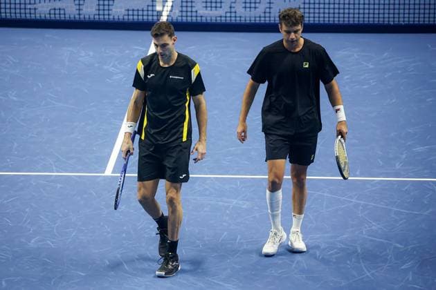 Horacio Zeballos and Marcel Granollers during Nitto ATP, Tennis Herren Finals 2025, International Tennis match in Turin, Italy, November 11 2025  Copyright: xRobertaxCorradin IPAxSportx xipa-agency.netx xx IPA_67832478 IPA_Agency_IPA67832478