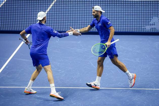 Simone Bolelli and Andrea Vavassori during Nitto ATP, Tennis Herren Finals 2025, International Tennis match in Turin, Italy, November 11 2025  Copyright: xRobertaxCorradin IPAxSportx xipa-agency.netx xx IPA_67832484 IPA_Agency_IPA67832484