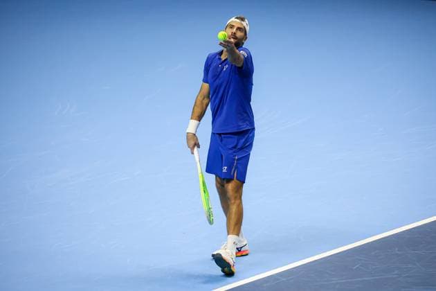 Simone Bolelli during Nitto ATP, Tennis Herren Finals 2025, International Tennis match in Turin, Italy, November 11 2025  Copyright: xRobertaxCorradin IPAxSportx xipa-agency.netx xx IPA_67832527 IPA_Agency_IPA67832527