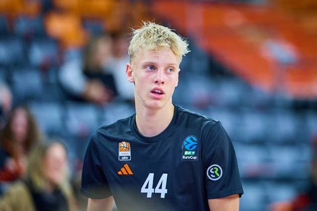Portrait, Portraet, Freisteller von Teo Milicic (ratiopharm ulm, 44) GER, ratiopharm ulm vs. Cosea JL Bourg-en-Bresse, Basketball, 7. Spieltag, BKT EuroCup, Spielzeit 2025 2026, 11.11.2025 GER, ratiopharm ulm vs. Cosea JL Bourg-en-Bresse, Basketball, 7. Spieltag, BKT EuroCup, Spielzeit 2025 2026, 11.11.2025 Neu-Ulm Copyright: xEibner-Pressefoto GeraldxOelze-dexStoppanyx EP_ODS