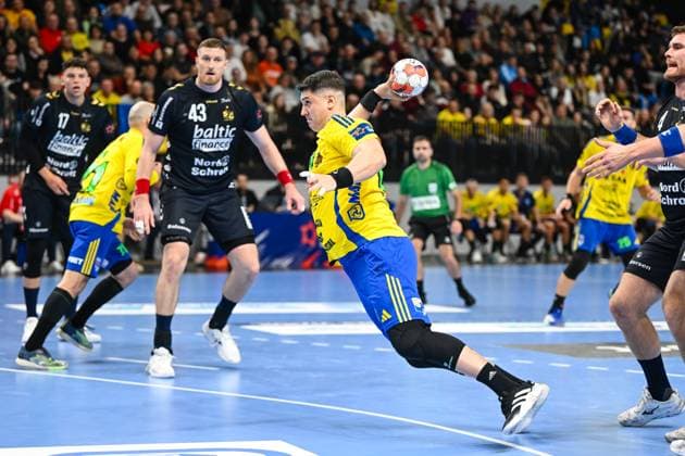 EHF European League - Group Stage: AHC Potaissa Turda vs. SG Flensburg-Handewitt Group Stage of the EHF European League: AHC Potaissa Turda vs. SG Flensburg-Handewitt, disputed in Turda Arena, Turda, 11th of November 2025 Copyright: xAncaxTepeix
