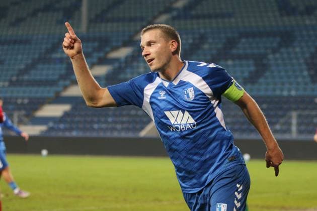 11.11.2025 Fußball Herren 2025 2026 Regionalliga Nordost 15. Spieltag 1. FC Magdeburg II U23 - FC Hertha 03 Zehlendorf Avnet Arena Magdeburg Magdeburg Sachsen-Anhalt Deutschland