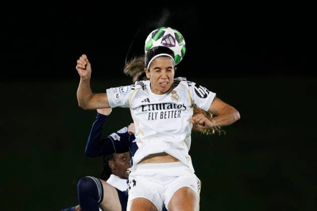 UEFA Women s Champions League - Real Madrid vs Paris FC MADRID, SPAIN -November 11:Alba Redondo of Real Madrid in action during the UEFA Women s Champions League match between Real Madrid and Paris FC at Alfredo Di Stefano stadium in Madrid.(Photo by Guillermo Martinez f22photo) Madrid Alfredo Di Stefano Stadium Spain Copyright: xGuillermoxMartinezx