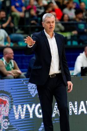 2025.11.11, WROCLAW, KOSZYKOWKA MEZCZYZN SEZON 2025 2026 BKT EUROCUP -- BASKETBALL EUROCUP SEASON 2025 2026 WKS Slask Wroclaw - Veolia Towers Hamburg N Z AINARS BAGATSKIS trener Slask FOT. KRYSTYNA PACZKOWSKA NEWSPIX.PL NEWSPIX.PL --- newspix.pl 