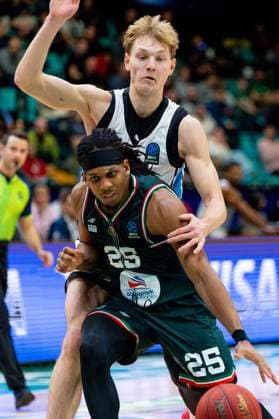 2025.11.11, WROCLAW, KOSZYKOWKA MEZCZYZN SEZON 2025 2026 BKT EUROCUP -- BASKETBALL EUROCUP SEASON 2025 2026 WKS Slask Wroclaw - Veolia Towers Hamburg N Z KADRE GRAY FOT. KRYSTYNA PACZKOWSKA NEWSPIX.PL NEWSPIX.PL --- newspix.pl 