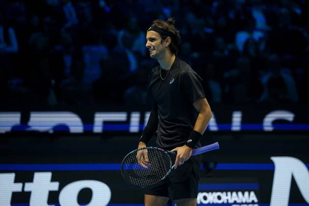 Lorenzo Musetti (ITA) during Nitto ATP, Tennis Herren Finals 2025, International Tennis match in Turin, Italy, November 11 2025  Copyright: xRobertaxCorradin IPAxSportx xipa-agency.netx xx IPA_67841028 IPA_Agency_IPA67841028