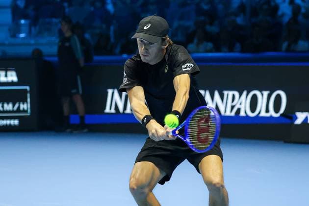 Alex de Minaur (AUS) during Nitto ATP, Tennis Herren Finals 2025, International Tennis match in Turin, Italy, November 11 2025  Copyright: xRobertaxCorradin IPAxSportx xipa-agency.netx xx IPA_67840950 IPA_Agency_IPA67840950