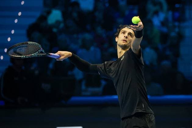 TENNIS - Internazionali di Tennis - Nitto ATP, Tennis Herren Finals 2025 Lorenzo Musetti (ITA) during Nitto ATP Finals 2025, International Tennis match in Turin, Italy, November 11 2025 Turin Italy  Copyright: xIPAxSport ABACAx