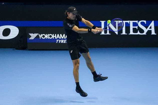 TENNIS - Internazionali di Tennis - Nitto ATP, Tennis Herren Finals 2025 Alex de Minaur (AUS) during Nitto ATP Finals 2025, International Tennis match in Turin, Italy, November 11 2025 Turin Italy  Copyright: xIPAxSport ABACAx