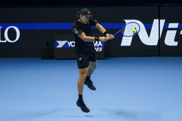 TENNIS - Internazionali di Tennis - Nitto ATP, Tennis Herren Finals 2025 Alex de Minaur (AUS) during Nitto ATP Finals 2025, International Tennis match in Turin, Italy, November 11 2025 Turin Italy  Copyright: xIPAxSport ABACAx