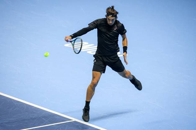 TENNIS - Internazionali di Tennis - Nitto ATP, Tennis Herren Finals 2025 Lorenzo Musetti (ITA) during Nitto ATP Finals 2025, International Tennis match in Turin, Italy, November 11 2025 Turin Italy  Copyright: xIPAxSport ABACAx