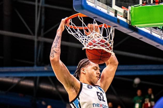 POLAND AND CZECH REPUBLIC OUT !!! Wroclaw 11.11.2025. Koszykowka Eurocup sezon 2025 2026 kolejka 7mecz: Slask Wroclaw - Veolia Towers Hamburg -- Basketball Eurocup season 2025 2026 round 7 match: Slask Wroclaw - Veolia Towers Hamburg nz Zacharie Perrin Fot. Antoni Dec Arena Akcji NEWSPIX.PL --- newspix.pl 