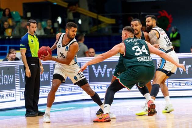 POLAND AND CZECH REPUBLIC OUT !!! 2025.11.11, WROCLAW KOSZYKOWKA MEZCZYZN SEZON 2025 2026 BKT EUROCUP -- BASKETBALL EUROCUP SEASON 2025 2026 WKS Slask Wroclaw - Veolia Towers Hamburg , N Z OGBE KENNETH STEFAN DJORDJEVIC NOAH KIRKWOOD BREUNIG MARTIN FOT. KRYSTYNA PACZKOWSKA NEWSPIX.PL NEWSPIX.PL --- newspix.pl 