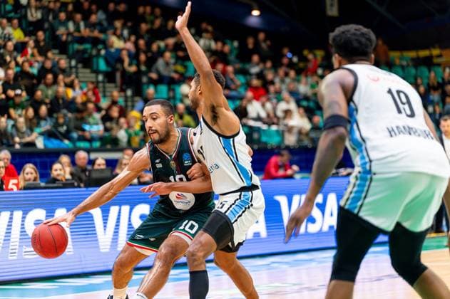 POLAND AND CZECH REPUBLIC OUT !!! 2025.11.11, WROCLAW KOSZYKOWKA MEZCZYZN SEZON 2025 2026 BKT EUROCUP -- BASKETBALL EUROCUP SEASON 2025 2026 WKS Slask Wroclaw - Veolia Towers Hamburg , N Z NOAH KIRKWOOD OGBE KENNETH FOT. KRYSTYNA PACZKOWSKA NEWSPIX.PL NEWSPIX.PL --- newspix.pl 