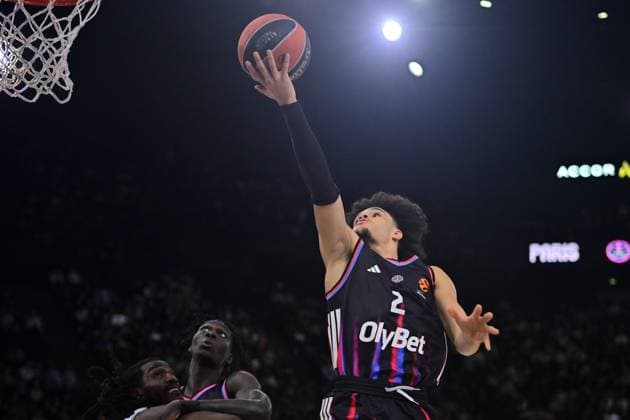BASKET : Paris Basket vs Panathinaikos - Euroleague - 11 11 2025 Nadir Hifi ( 2 - Paris Basket ) during the Euroleague match between Paris Basketball and Panathinaikos AKTOR Athens at Accor Arena on November 11, 2025 in Paris, France. ( Photo by federico pestellini PSNewz ) - ParisFrance  Copyright: xFedericoxPestellinix