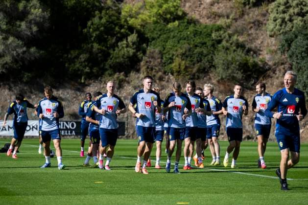MARBELLA, SPANIEN, 20251112 Fotbollslandslaget tränar utanför Marbella inför VM-kval matchen mot Schweiz senare i veckan. MARBELLA SPANIEN x10050x Copyright: xPontusxLundahl TTx FOTBOLLSLANDSLAGET TRÄNING