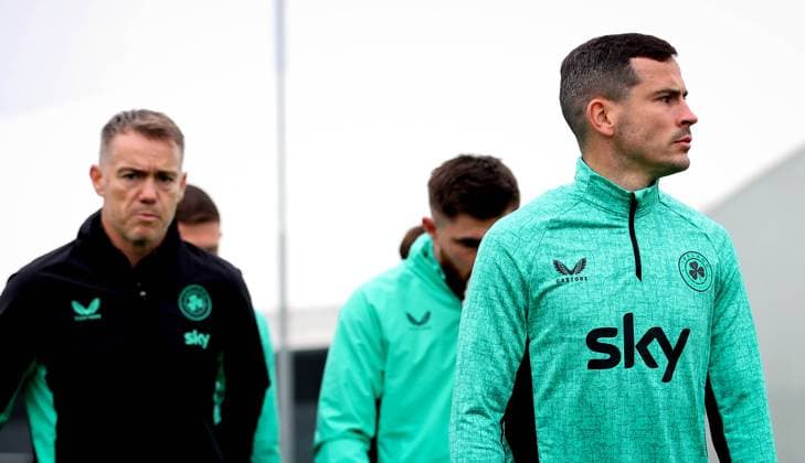Republic of Ireland Squad Training, FAI National Training Centre, Abbotstown, Dublin 12 11 2025 Josh Cullen Josh Cullen 12 11 2025  Copyright: x INPHO RyanxByrnex RB2_1034