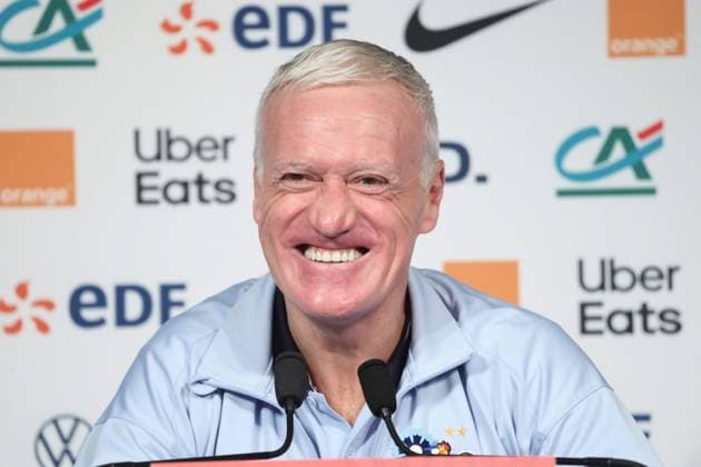 Fußball, Nationalteam Frankreich Pressekonferenz Foot EDF : Conférence de presse de Didier Deschamps PHOTOPQR LE PARISIEN Olivier Arandel ; Paris ; 12 11 2025 ; Paris, France Mercredi 12 novembre 2025 Football Équipe de France Conférence de presse avant la rencontre France - Ukraine Didier Deschamps, sélectionneur de l’équipe de France. LP Olivier Arandel Paris, France, nov 12th 2025. France national team, Nationalteam press conference, PK, Pressekonferenz before France-Ukraine