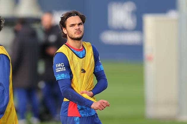 Training RB Leipzig Bundesliga Leipzig, 12.11.2025, Trainingszentrum am Cottaweg, Saison 2025 2026, Fußball, Männer, 1. Bundesliga , Training RB Leipzig , Im Bild: Max Finkgräfe ,