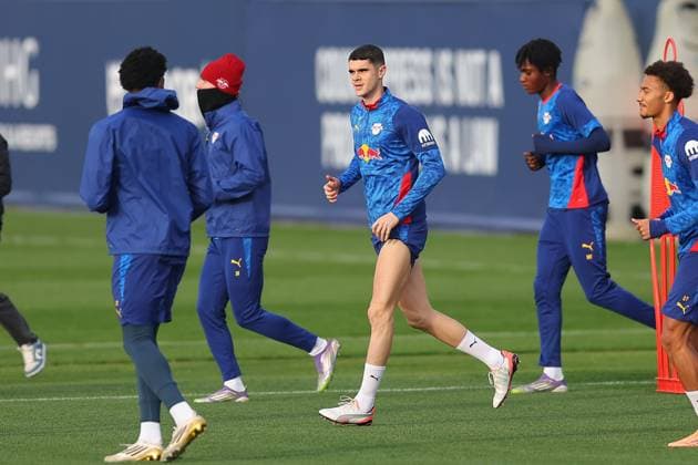 Training RB Leipzig Bundesliga Leipzig, 12.11.2025, Trainingszentrum am Cottaweg, Saison 2025 2026, Fußball, Männer, 1. Bundesliga , Training RB Leipzig , Im Bild: Kosta Nedeljkovic ,