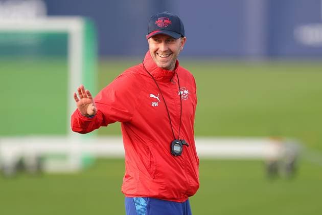 Training RB Leipzig Bundesliga Leipzig, 12.11.2025, Trainingszentrum am Cottaweg, Saison 2025 2026, Fußball, Männer, 1. Bundesliga , Training RB Leipzig , Im Bild: Trainer Ole Werner ,