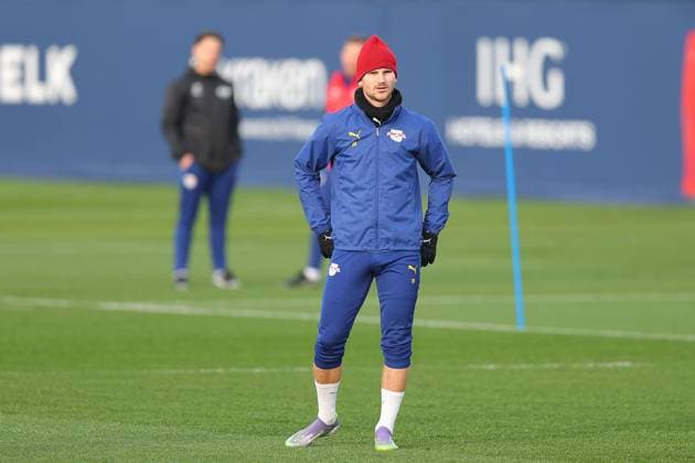 Training RB Leipzig Bundesliga Leipzig, 12.11.2025, Trainingszentrum am Cottaweg, Saison 2025 2026, Fußball, Männer, 1. Bundesliga , Training RB Leipzig , Im Bild: Timo Werner ,