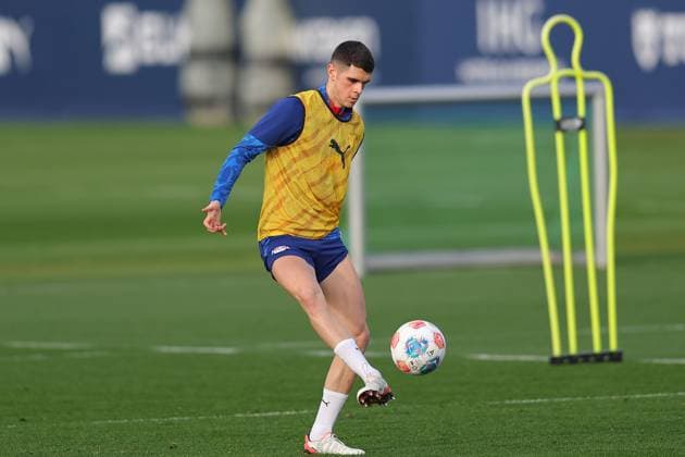 Training RB Leipzig Bundesliga Leipzig, 12.11.2025, Trainingszentrum am Cottaweg, Saison 2025 2026, Fußball, Männer, 1. Bundesliga , Training RB Leipzig , Im Bild: Kosta Nedeljkovic ,