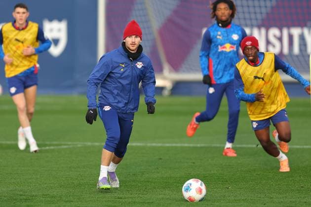 Training RB Leipzig Bundesliga Leipzig, 12.11.2025, Trainingszentrum am Cottaweg, Saison 2025 2026, Fußball, Männer, 1. Bundesliga , Training RB Leipzig , Im Bild: Timo Werner ,