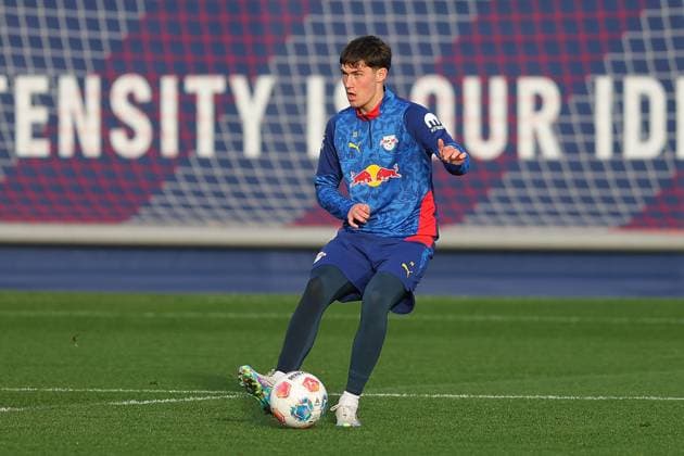 Training RB Leipzig Bundesliga Leipzig, 12.11.2025, Trainingszentrum am Cottaweg, Saison 2025 2026, Fußball, Männer, 1. Bundesliga , Training RB Leipzig , Im Bild: Andrija Maksimovic ,
