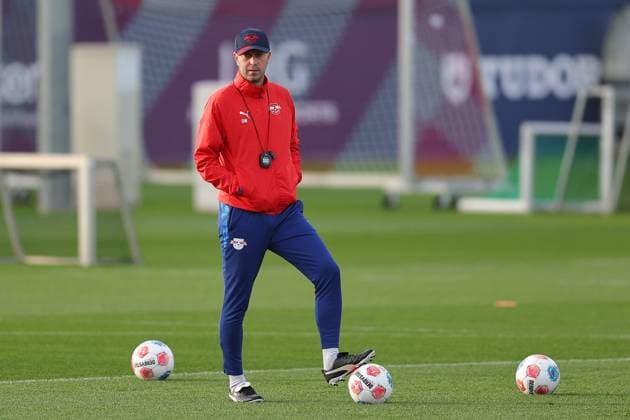 Training RB Leipzig Bundesliga Leipzig, 12.11.2025, Trainingszentrum am Cottaweg, Saison 2025 2026, Fußball, Männer, 1. Bundesliga , Training RB Leipzig , Im Bild: Trainer Ole Werner ,