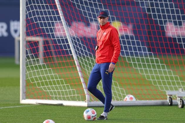 Training RB Leipzig Bundesliga Leipzig, 12.11.2025, Trainingszentrum am Cottaweg, Saison 2025 2026, Fußball, Männer, 1. Bundesliga , Training RB Leipzig , Im Bild: Trainer Ole Werner ,