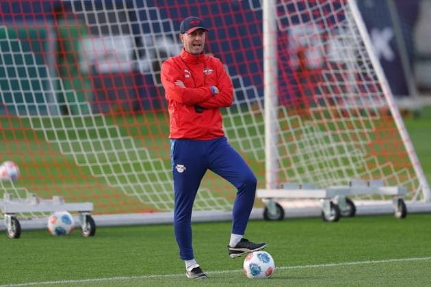 Training RB Leipzig Bundesliga Leipzig, 12.11.2025, Trainingszentrum am Cottaweg, Saison 2025 2026, Fußball, Männer, 1. Bundesliga , Training RB Leipzig , Im Bild: Trainer Ole Werner ,