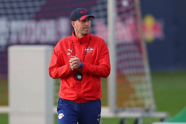 Training RB Leipzig Bundesliga Leipzig, 12.11.2025, Trainingszentrum am Cottaweg, Saison 2025 2026, Fußball, Männer, 1. Bundesliga , Training RB Leipzig , Im Bild: Trainer Ole Werner ,