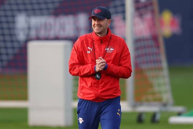 Training RB Leipzig Bundesliga Leipzig, 12.11.2025, Trainingszentrum am Cottaweg, Saison 2025 2026, Fußball, Männer, 1. Bundesliga , Training RB Leipzig , Im Bild: Trainer Ole Werner ,