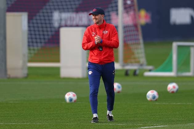 Training RB Leipzig Bundesliga Leipzig, 12.11.2025, Trainingszentrum am Cottaweg, Saison 2025 2026, Fußball, Männer, 1. Bundesliga , Training RB Leipzig , Im Bild: Trainer Ole Werner ,