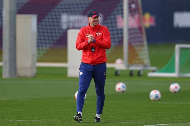 Training RB Leipzig Bundesliga Leipzig, 12.11.2025, Trainingszentrum am Cottaweg, Saison 2025 2026, Fußball, Männer, 1. Bundesliga , Training RB Leipzig , Im Bild: Trainer Ole Werner ,