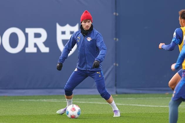Training RB Leipzig Bundesliga Leipzig, 12.11.2025, Trainingszentrum am Cottaweg, Saison 2025 2026, Fußball, Männer, 1. Bundesliga , Training RB Leipzig , Im Bild: Timo Werner ,
