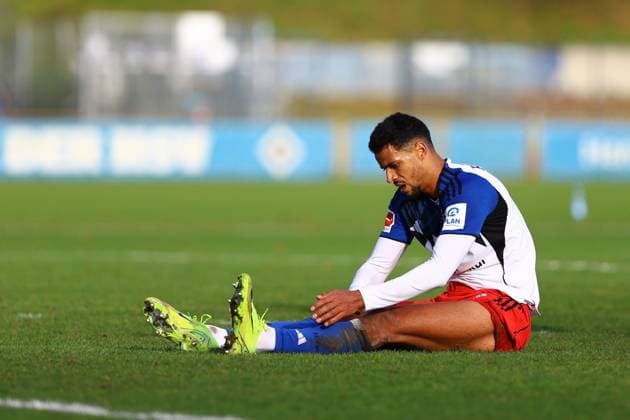 9 Robert Glatzel (Hamburger SV) Fußball I Herren I Freundschaftsspiel I Saison 2025-2026 I Hamburger SV - FC Groningen I 12.11.2025 I Trainingsplatz Volksparkstadion