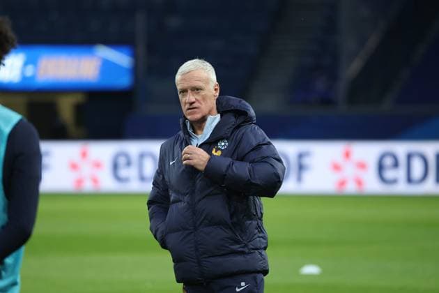 Entraînement de l’équipe de France au Parc des Princes PHOTOPQR LE PARISIEN Olivier Arandel ; Paris ; 12 11 2025 ; Paris, France Mercredi 12 novembre 2025 Football Équipe de France Didier Deschamps entraineur équipe de France Entraînement de l’Equipe de France LP Olivier Arandel Paris, France, nov 12th 2025 France national team, Nationalteam at training