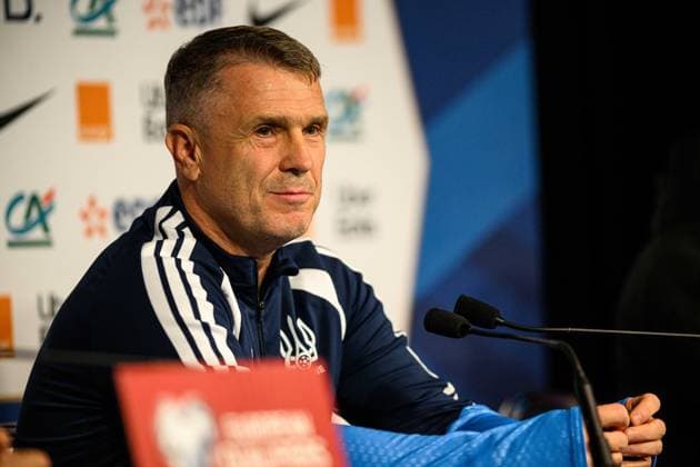 PARIS, FRANCE - 12 NOVEMBER, 2025: Serhiy Rebrov - MD1 The football match the European Qualifiers for the 2026 FIFA World Cup, WM, Weltmeisterschaft, Fussball France vs Ukraine at Parc des Princes.  Copyright: xVITALIIxKLIUIEVx