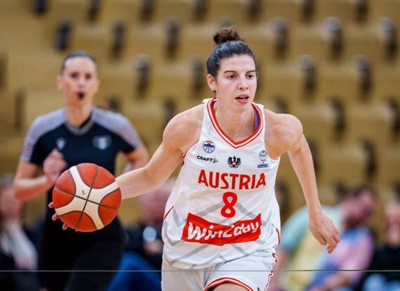 BASKETBALL - FIBA Quali, AUT vs NOR VIENNA,AUSTRIA,12.NOV.25 - BASKETBALL - FIBA Women s EURO Basket 2027, qualification, Austria vs Norway. Image shows Anja Fuchs-Robetin (AUT).  GEPAxpictures xEdgarxEisner